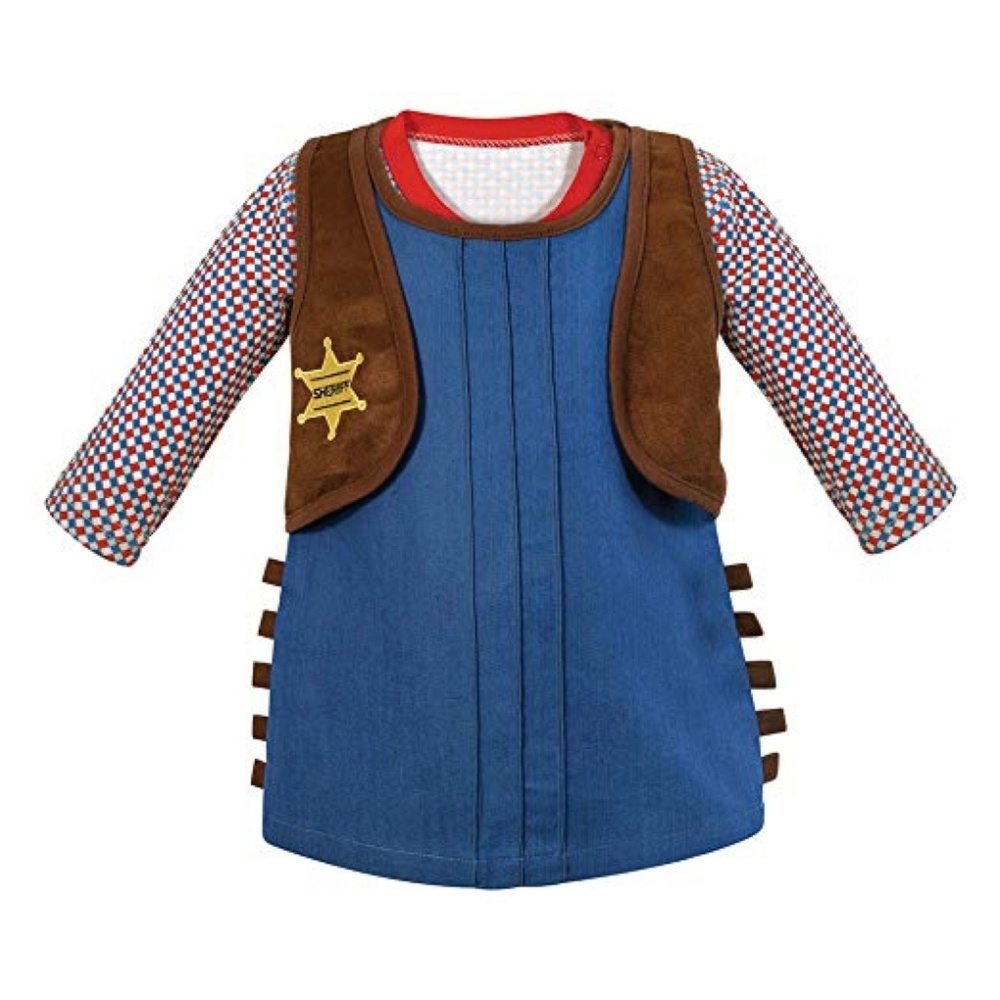 Stephan Baby Cowgirl Sheriff Outfit‎ Costume Size 12-18 Months New with Tags
